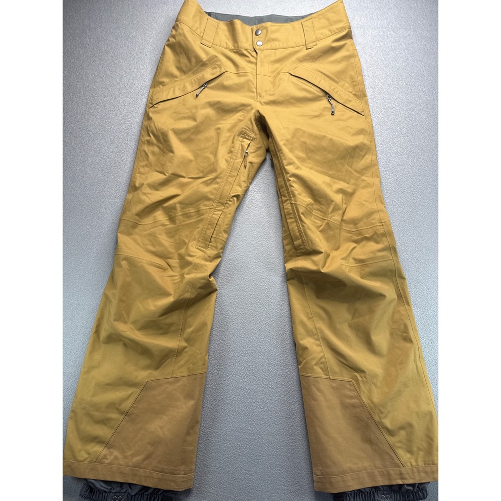Patagonia Snowshot Adult Small Tan Brown Ski Snowboard Pants 30689 Insulated